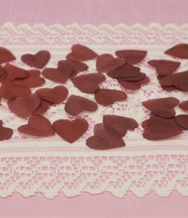 500 Heart Petal - Burgundy