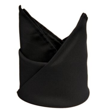 5pk Napkins 17x17 - Black