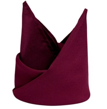 5pk Napkins 17x17 - Burgundy