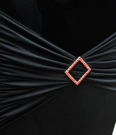 Diamond Buckle for chair sash - Red Diamond