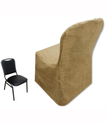Jute Burlap Banquet Chair cover - Natural Color