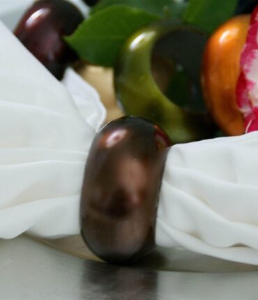 Chocolate Napkin Rings (Acrylic)