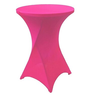 Cocktail Spandex Table Cover - Fuchsia