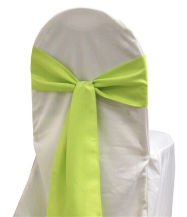 5pc x Chair Sash Polyester - Apple Green