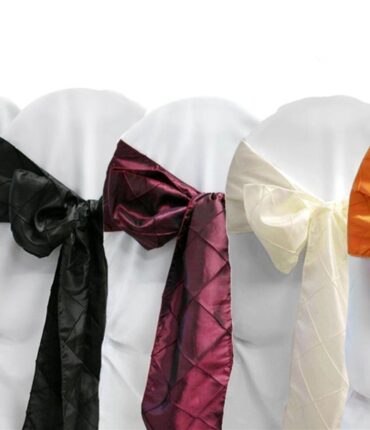 Chair Sash Pintuck - Sample Lot - 21 Colors