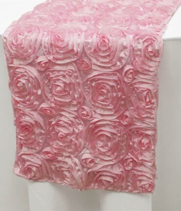 Grandiose Rosette Table Runners - Pink